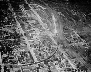 1943년 메이컨의 철도 야드