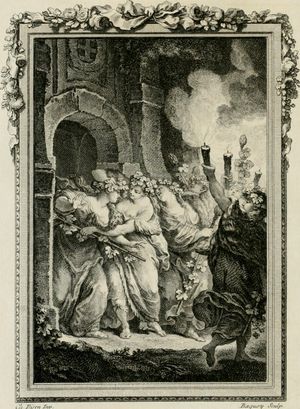 프로크네가 필로멜라를 구출하는 모습, 1767년 조각, 게티 연구소.