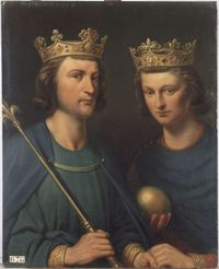 샤를 루이 드 슈타우벤 작 루이와 샤를로망 형제, 1837년작