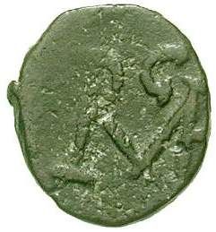 리비우스 세베루스 재위 기간 또는 직후에 발행된 동전으로, 종종 리키머와 동일시되는 RCME 모노그램이 새겨져 있다.