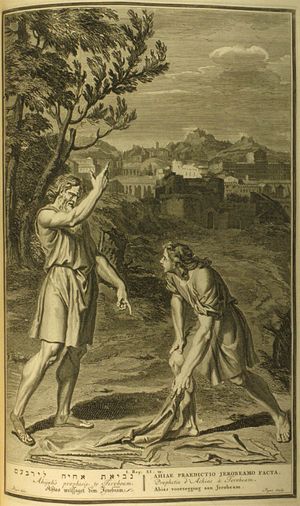 헤라르트 호엣, 아히야가 여로보암에게 한 예언, 1728.