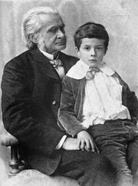 T.&nbsp;H. 헉슬리와 줄리언(Julian) 1893년