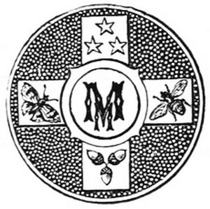 1865년 11월 26일 런던에서 출판된 이상한 나라의 앨리스의 맥밀런 로고