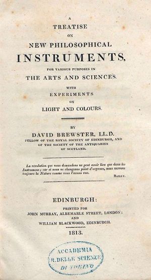 Treatise on new philosophical instruments for various purposes in the arts and sciences, 1813