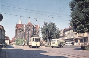 1959년 운터마르크트의 트램