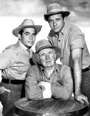 더 리얼 맥코이(1962), 좌-우: 토니 마르티네즈, 월터 브레넌, 리처드 크레나