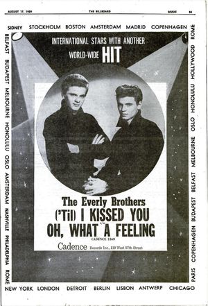 Billboard 광고, 1959년 8월 17일