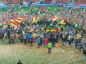 2018년 5월 20일 폴란드 준우승 후 축하