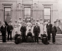 Curraghmore}}에서 일하는 사용인들 (1905년경)