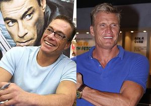 장클로드 반담(왼쪽)과 돌프 룬드그렌(오른쪽)