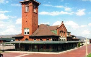 구 델라웨어 래커워나 앤 웨스턴 철도역, 철도 터미널 역사 지구의 일부