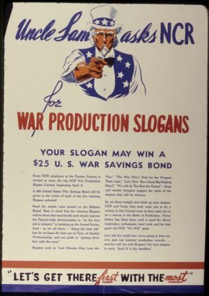 제2차 세계 대전 NCR 포스터