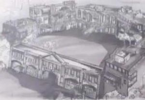 돼지촌 골목의 초기 스케치