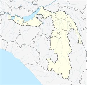 아디게야 공화국 지도