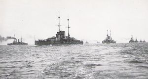 1913년 2월 오스트리아-헝가리 함대의 기동