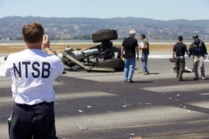 사고기의 착륙 장치