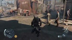 파쿠르 플레이를 보여주는 어쌔신 크리드 III 데모