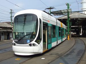 히로시마 전철 5100형(허가를 얻어 촬영)