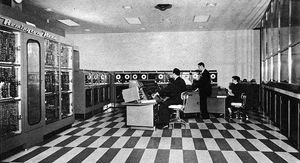 프랭클린 생명 보험 회사에 설치된 UNIVAC I