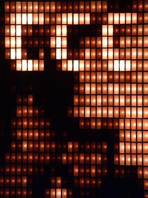 제22회 카오스 커뮤니케이션 의회에서 열린 Blinkenlights