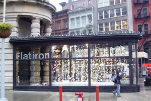 선두 앞 "카우캐처" 소매 공간