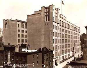 1931년 바야드 러스틴 교육 단지 (당시 텍스타일 고등학교)