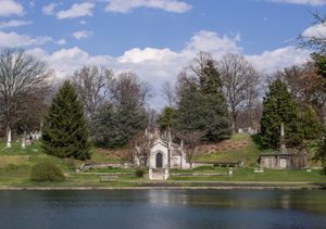 그린우드 묘지의 묘소