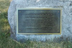 미네소타주 미니애폴리스의 골든 밸리에 있는 기념 명판