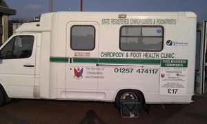 2011년 초리의 이동식 족부 치료사