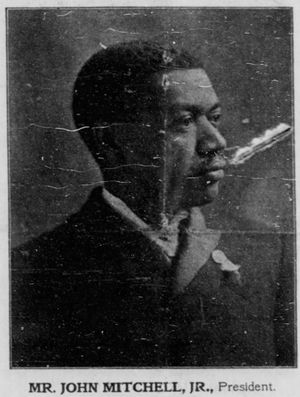 존 미첼 주니어는 버지니아주 리치먼드에 있는 로버트 E. 리 기념비 건립에 반대했다.