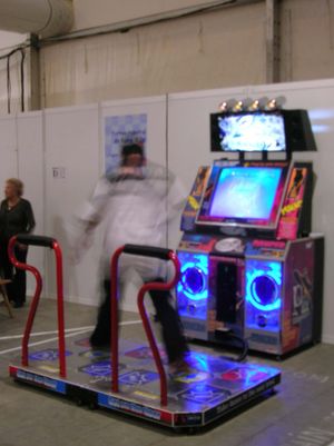 더블 모드를 플레이하는 모습