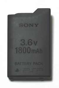 PSP-1000 모델에 사용된 1800mAh 배터리