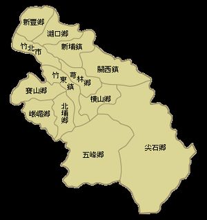 신주 현 행정구역도