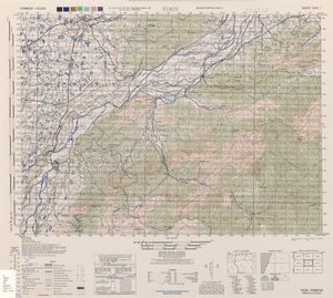 타오위안 지도 (타오엔(桃園)으로 표기) (1944)