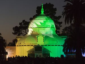 2017년 6월 21일 꽃의 온실 조명