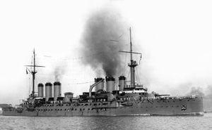 1911년의 프랑스 순양함 에드가 퀴네