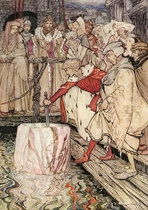 엑스칼리버와 아서(1917년 그림)