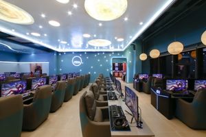 중국 청두의 인터넷 카페