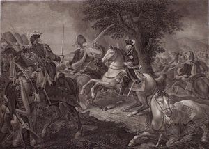 쿠너스도르프 전투에서의 프리드리히 2세