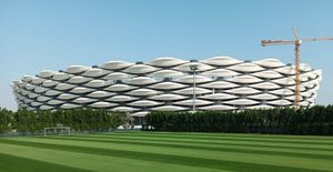 바스라 스포츠 시티는 2015년 5월 23일부터 알미나의 임시 경기장이었다.