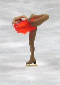 나카노가 도넛 스핀을 하는 모습 (2007년 컵 오브 러시아)