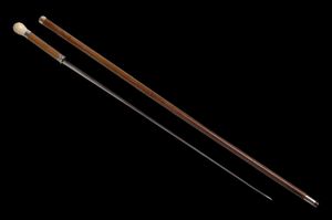 19세기 유럽의 소드 스틱(지팡이 검)