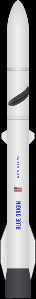 2018년에 설계된 New Glenn 로켓