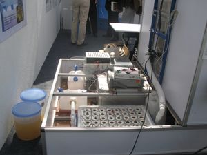 미생물 연료 전지가 소변을 전기로 변환하는 스택 (영국 웨스트 잉글랜드 대학교의 연구)