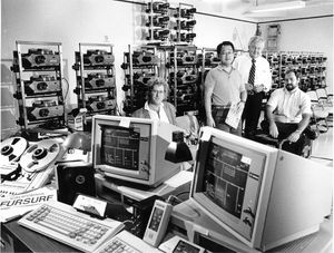 1988년 포드 신차 발표 쇼(1987년 8월, 미시간주 디트로이트)의 멀티미디어(멀티 이미지) 셋업