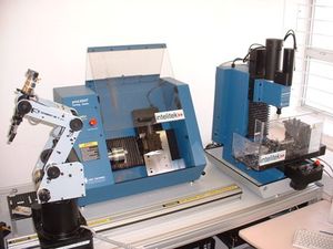 훈련용 FMS, 학습 로봇 SCORBOT-ER 4u, 워크벤치 CNC 밀링 머신 및 CNC 선반