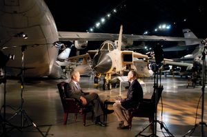 2010년 조지 W. 부시 대통령을 인터뷰하는 오라일리