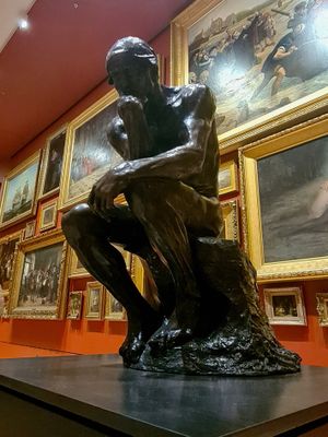 최초의 청동 주조 생각하는 사람 (1884), 빅토리아 국립 미술관, 멜버른, 호주