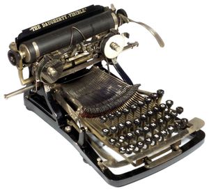 1893년 다우티 타자기