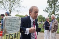 2010년 스피커스 코너에서 시위하는 개신교 기독교인